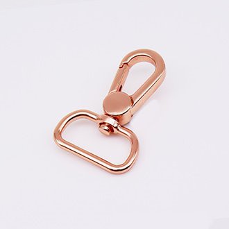 Hot Koop Rose Gold Hardware Swivel Snap Trigger Hook