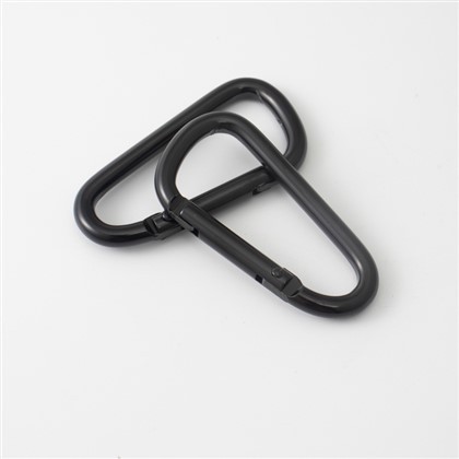 Amazon Groothandels klimmen Swivel Clip Zwarte aluminium Karabijnse